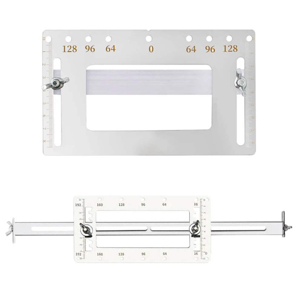 Handle Punch Locator Stainless Steel Door Cabinet Furniture Wood Drill Guiding Handle Punch Locator Mulitifunction Template
Handle Punch Locator Stainless Steel Door Cabinet Furniture Wood Drill Guiding Handle Punch Locator Mulitifunction Template