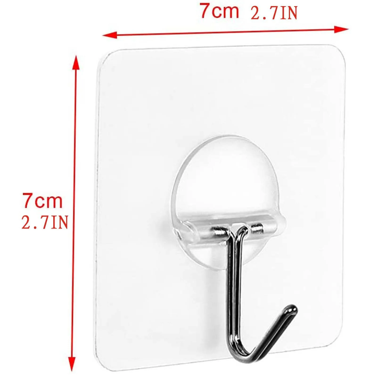 4pcs Universal Transparent Strong Hooks Self Adhesive Door Viscose Wall Hook Transparent Hook Kitchen Bathroom Door Hanger Hook
4pcs Universal Transparent Strong Hooks Self Adhesive Door Viscose Wall Hook Transparent Hook Kitchen Bathroom Door Hanger Hook