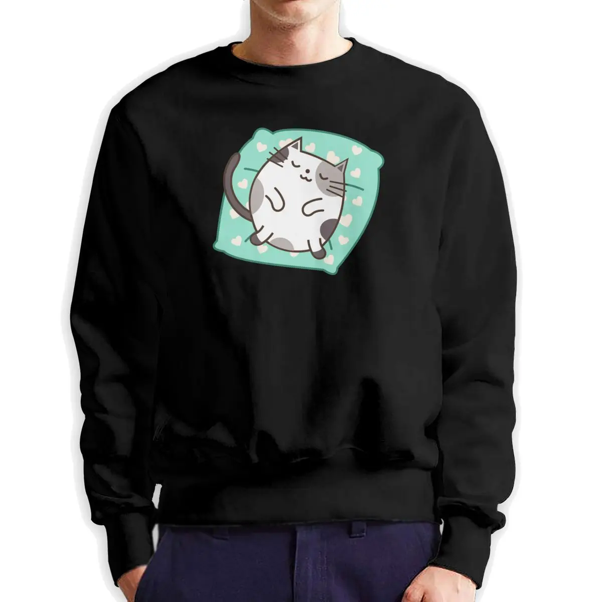 Man Sleeping Cat Sweatshirt Funny Pullover Pure Cotton Hoodie Graphic Clothing
Man Sleeping Cat Sweatshirt Funny Pullover Pure Cotton Hoodie Graphic Clothing