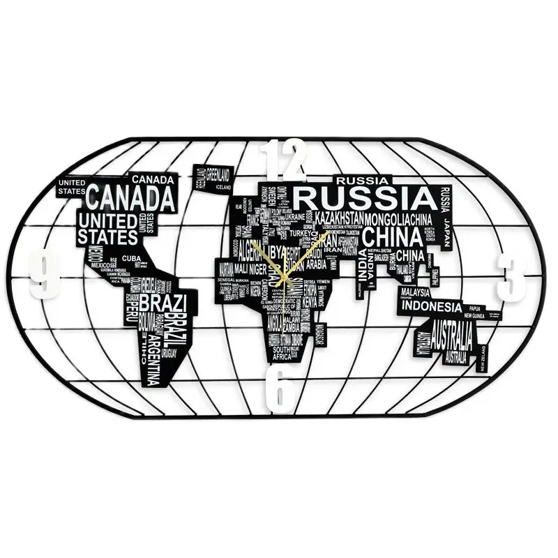 Большие настенные часы в скандинавском стиле современный дизайн креативная карта мира украшение для гостиной металлические настенные часы домашний декор бесшумные часы подарок
Большие настенные часы в скандинавском стиле современный дизайн креативная карта мира украшение для гостиной металлические настенные часы домашний декор бесшумные часы подарок