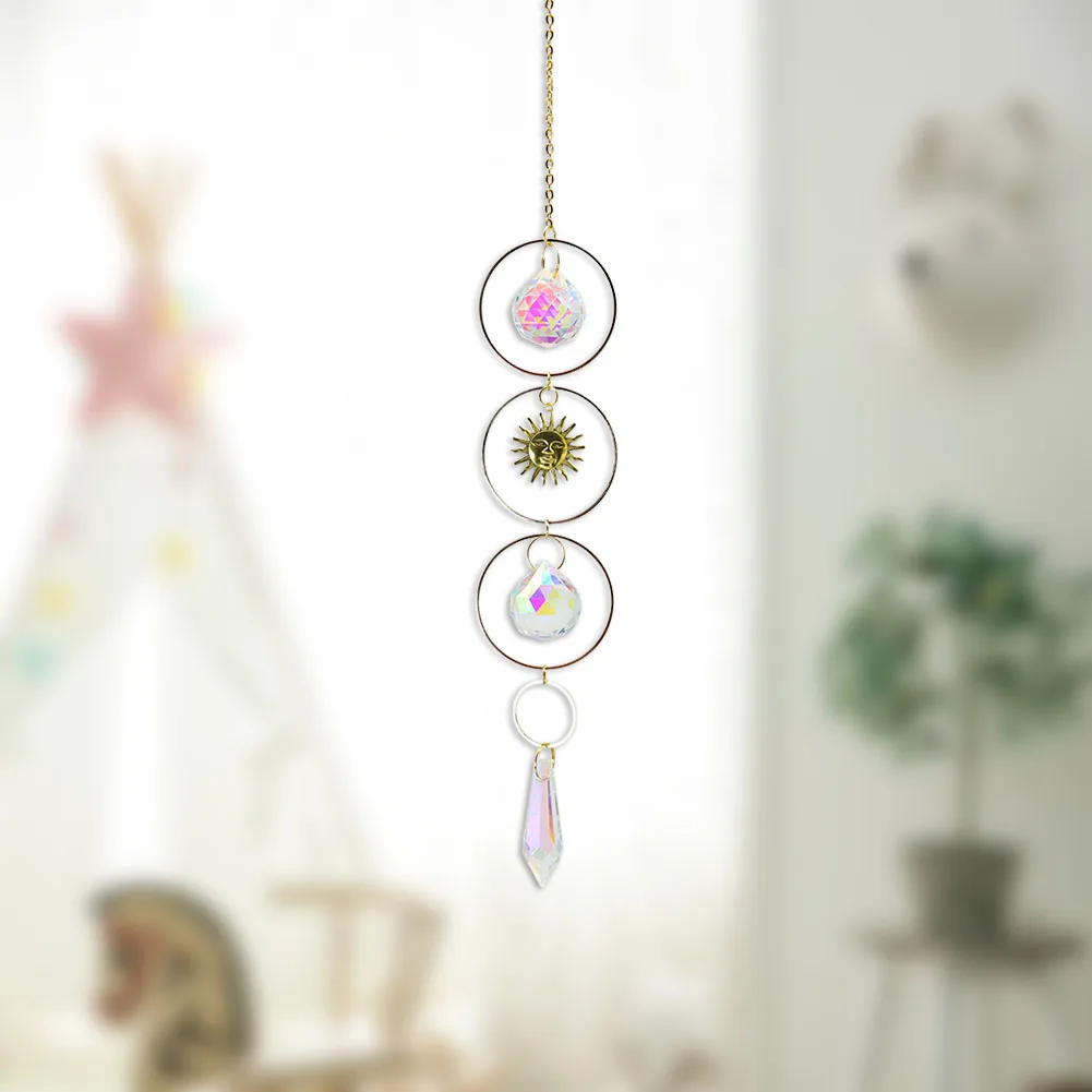 Crystal Windchimes Star Moon Pendant Handmade Sun Light Catcher Garden Window Wedding Curtain Chandelier Home Decor Wind Chime
Crystal Windchimes Star Moon Pendant Handmade Sun Light Catcher Garden Window Wedding Curtain Chandelier Home Decor Wind Chime