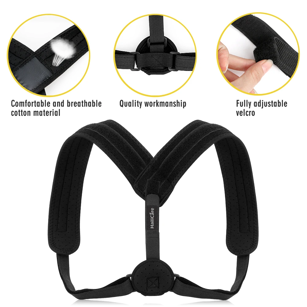 Back Care Posture Corrector Adjustable Clavicle Brace Shoulder Support Strap for Women Men Improve Sit Walk Prevent Slouching
Back Care Posture Corrector Adjustable Clavicle Brace Shoulder Support Strap for Women Men Improve Sit Walk Prevent Slouching
