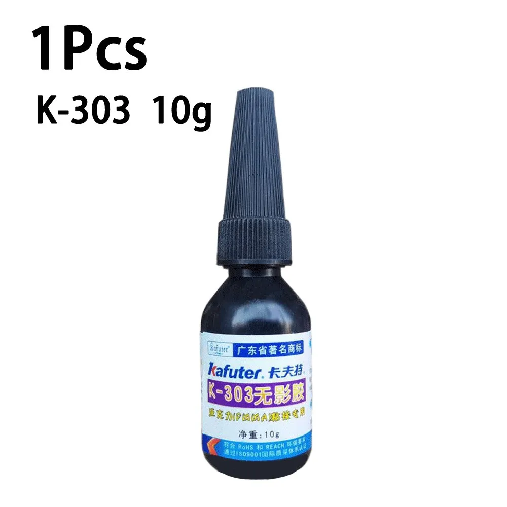 1Pcs Glue Curing Adhesive Transparent Crystal Glass 10g K-303 UV Glue Shadowless Glue Crystal Glass Metal Bonding Repair Glue
1Pcs Glue Curing Adhesive Transparent Crystal Glass 10g K-303 UV Glue Shadowless Glue Crystal Glass Metal Bonding Repair Glue