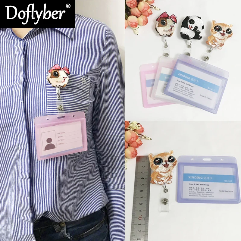 Cartoon Panda Rabbit Retractable Badge Reel Student Nurse ID Name Card Badge Holder for Bus Work Credit Card Case Stationery
Cartoon Panda Rabbit Retractable Badge Reel Student Nurse ID Name Card Badge Holder for Bus Work Credit Card Case Stationery