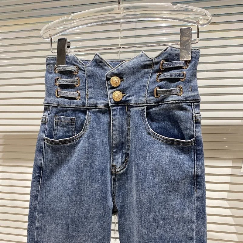 Bandage Waist Elastic Jeans Women 2021 Autumn New Slim Fit High Waist Pencil Pants Jeans
Bandage Waist Elastic Jeans Women 2021 Autumn New Slim Fit High Waist Pencil Pants Jeans