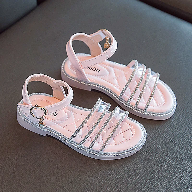 Girls Sandals Rhinestone Kids Fashion Casual Sandals for Girls Sweet Princess Soft Summer Children Teen Girls Shoes Beach Shoes
Girls Sandals Rhinestone Kids Fashion Casual Sandals for Girls Sweet Princess Soft Summer Children Teen Girls Shoes Beach Shoes