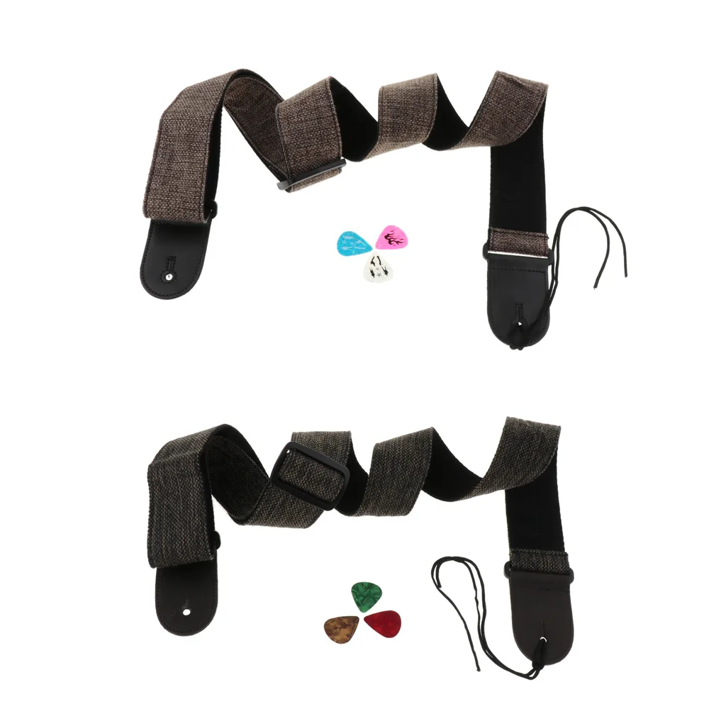 Adjustable Guitar Soft Cotton Strap Belt for Folk Guitar Bass 
Adjustable Guitar Soft Cotton Strap Belt for Folk Guitar Bass