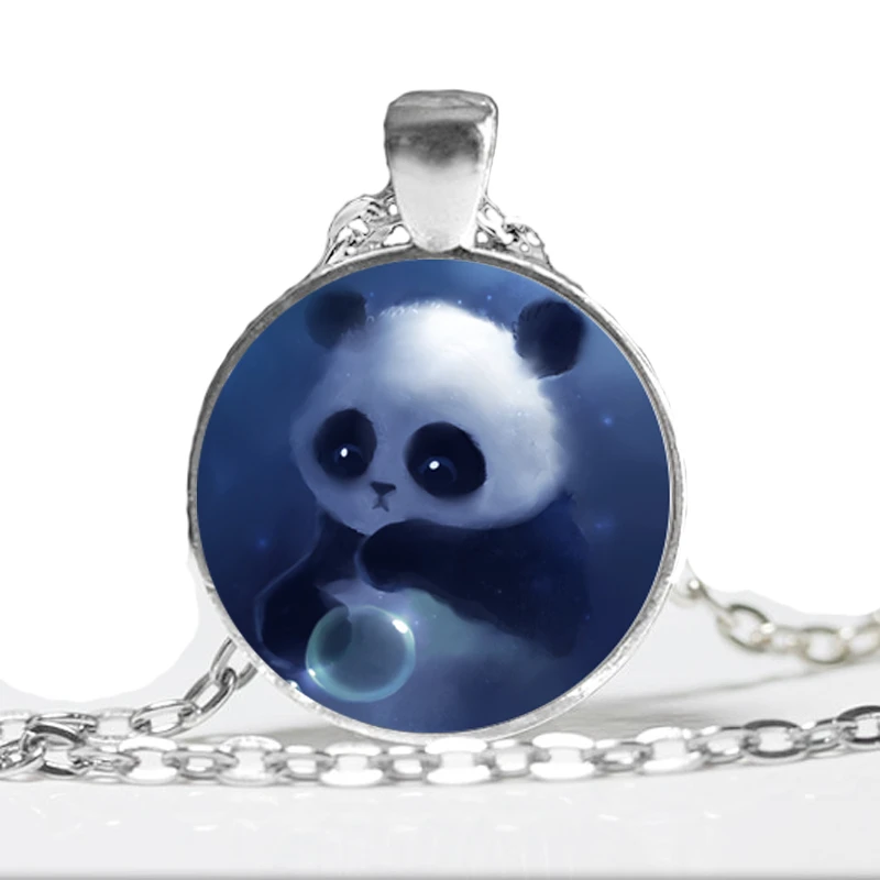2021 New Cute Panda Necklace Animal Photo Pendant Pandas Paintings Jewelry Handmade Glass Necklaces
2021 New Cute Panda Necklace Animal Photo Pendant Pandas Paintings Jewelry Handmade Glass Necklaces