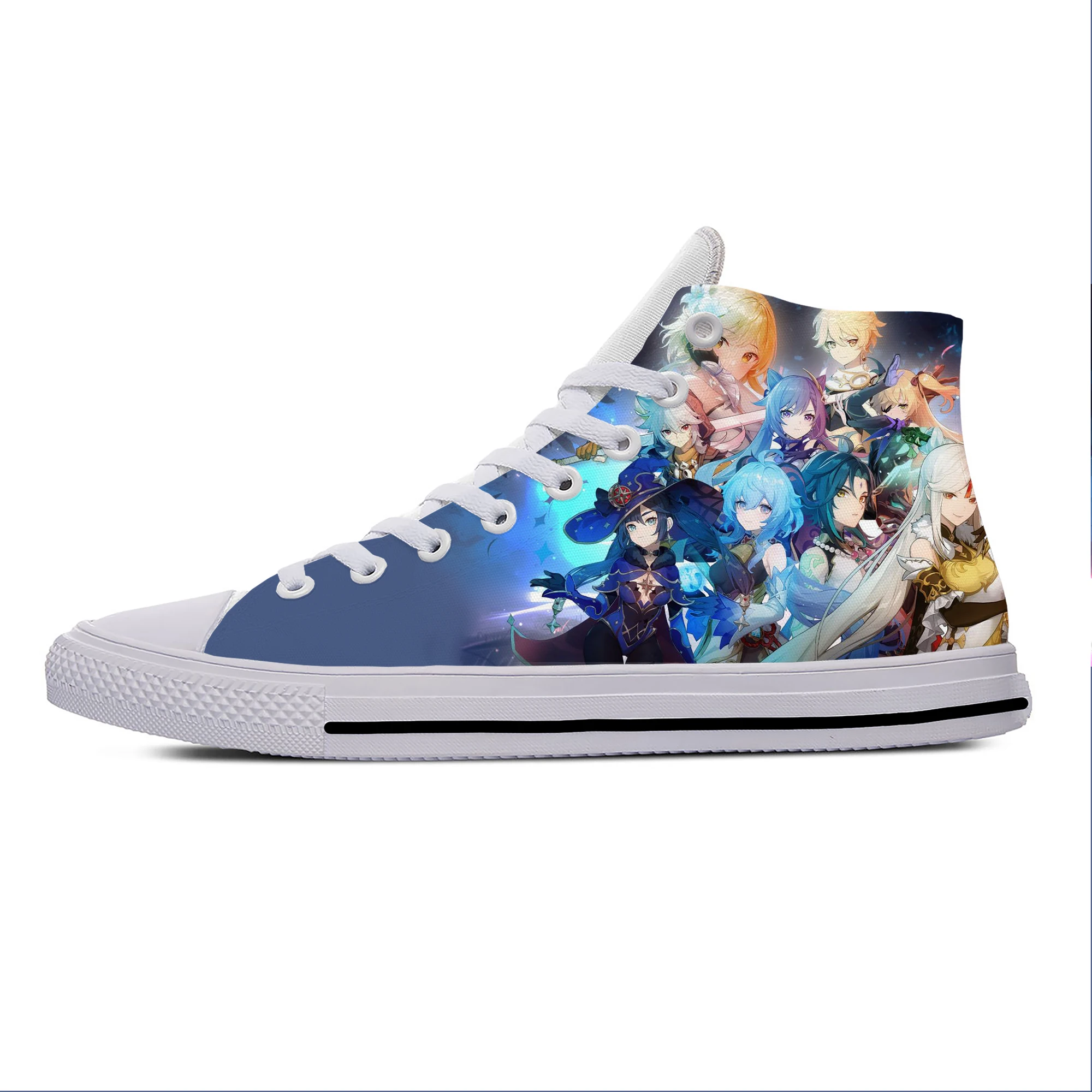 Anime Cartoon Game Japanese Genshin Impact Funny Casual Cloth Shoes High Top Lightweight Breathable 3D Print Men Women Sneakers
Anime Cartoon Game Japanese Genshin Impact Funny Casual Cloth Shoes High Top Lightweight Breathable 3D Print Men Women Sneakers