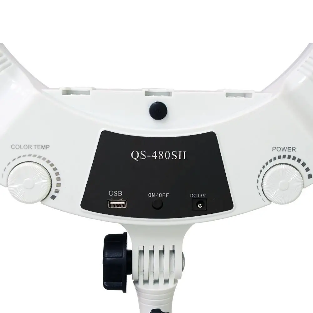 Yidoblo QS-480SII Photography Ring lamp 18\" 480PCS LED Ring Light Warm & Cold Color Adjustable Ring Lamp + handbag + tripod
Yidoblo QS-480SII Photography Ring lamp 18\" 480PCS LED Ring Light Warm & Cold Color Adjustable Ring Lamp + handbag + tripod