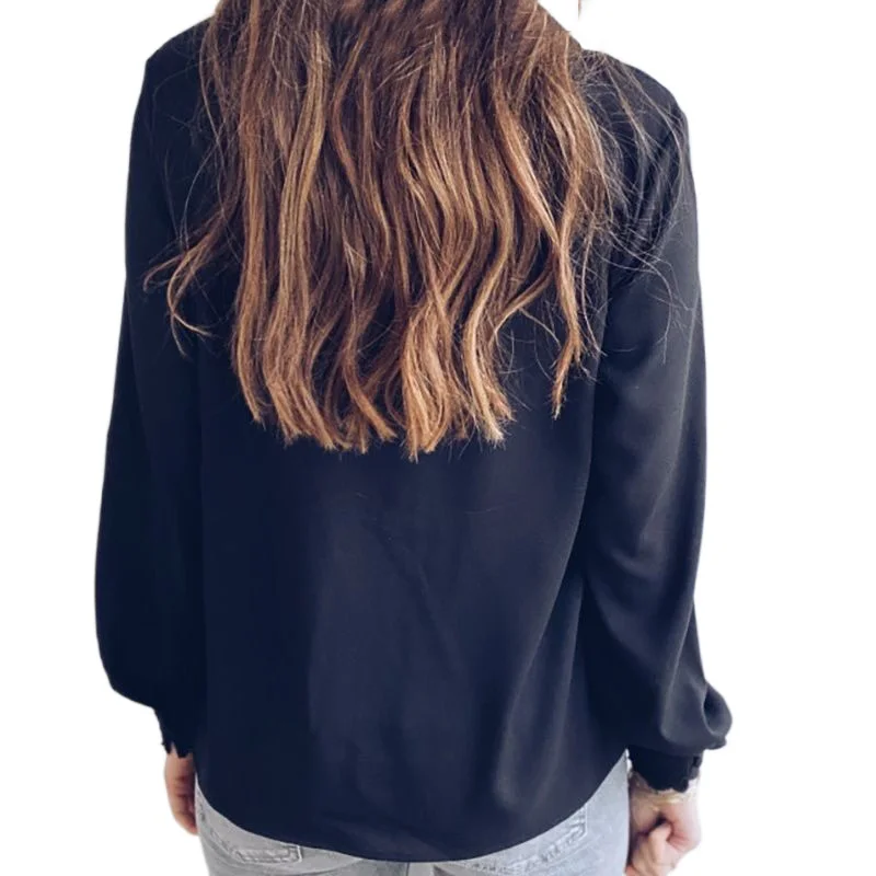VIIANLES 2021 New Summer Fashion Women Blouse Casual Shirts Long Sleeve Lace Deep V Neck Sexy Clothes Street White Black Shirts 
VIIANLES 2021 New Summer Fashion Women Blouse Casual Shirts Long Sleeve Lace Deep V Neck Sexy Clothes Street White Black Shirts