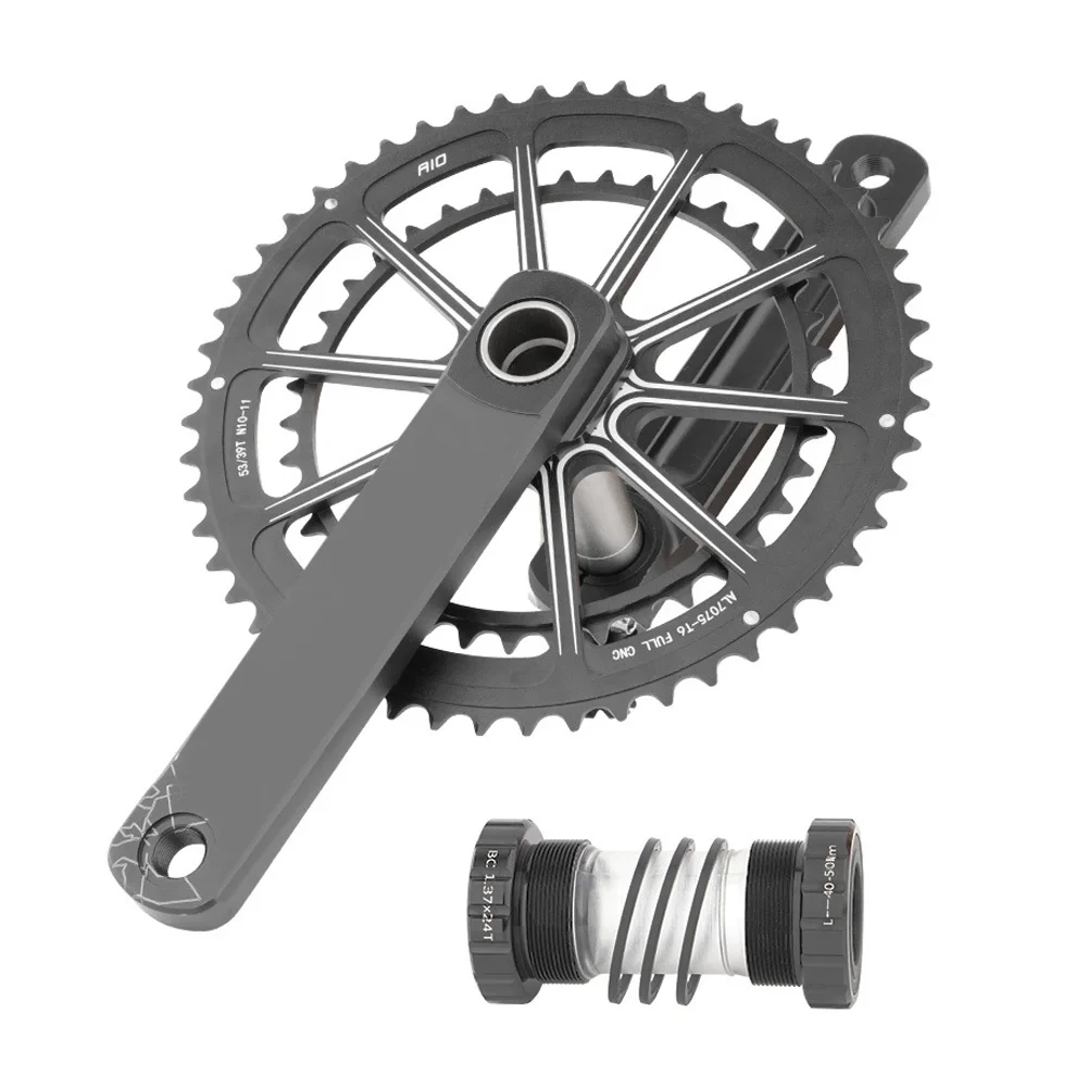 Bike Hollow Direct Mount Crankset with Bottom Bracket 170mm Aluminum Alloy Double Chainring Crank for Road/Mountain/Folding Bike
Bike Hollow Direct Mount Crankset with Bottom Bracket 170mm Aluminum Alloy Double Chainring Crank for Road/Mountain/Folding Bike