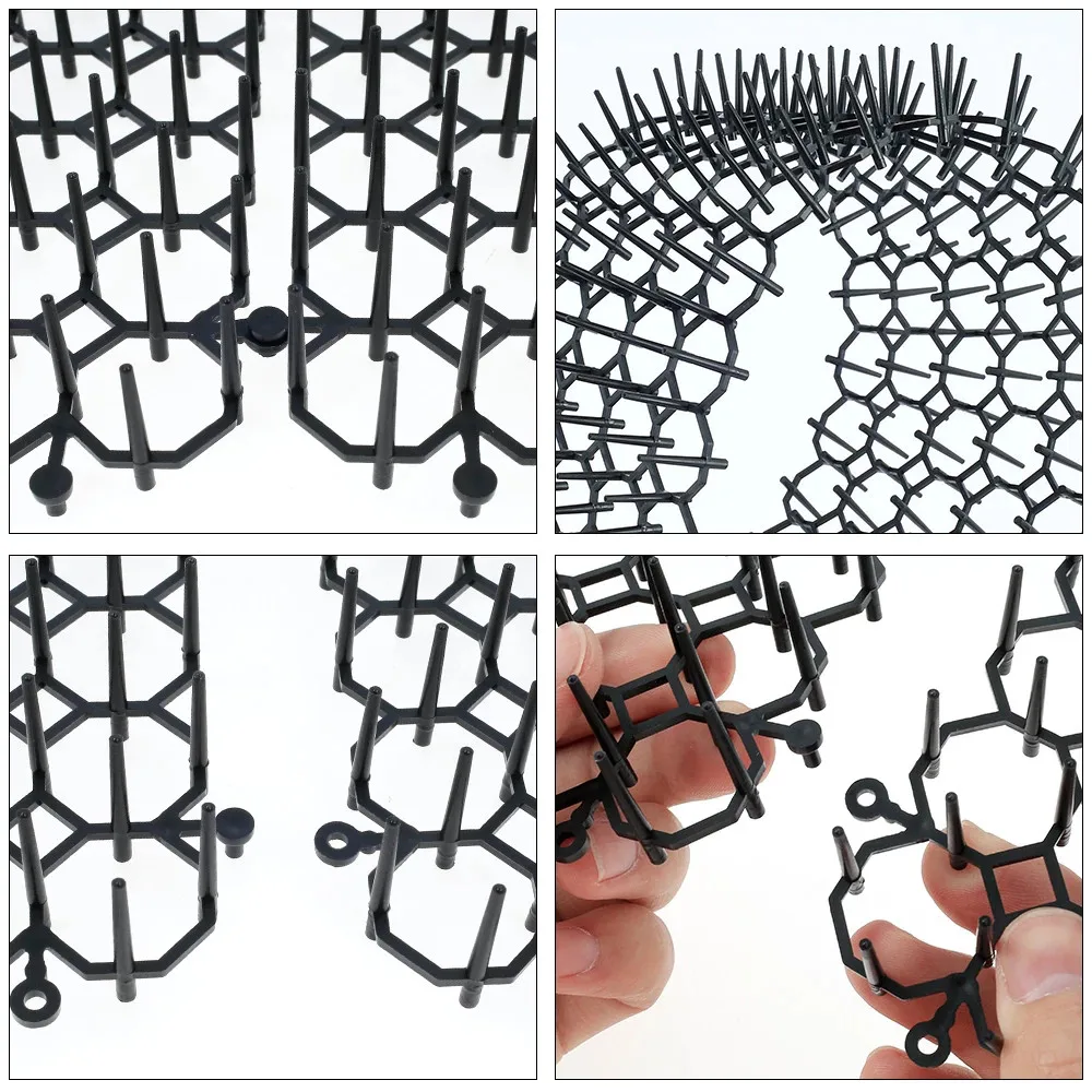 10Pcs Garden Cat Scat Mats Repellent Mat Prickle Strips Spike Anti-Cat Pest Deterrent Garden Repellent Animal Scarer
10Pcs Garden Cat Scat Mats Repellent Mat Prickle Strips Spike Anti-Cat Pest Deterrent Garden Repellent Animal Scarer