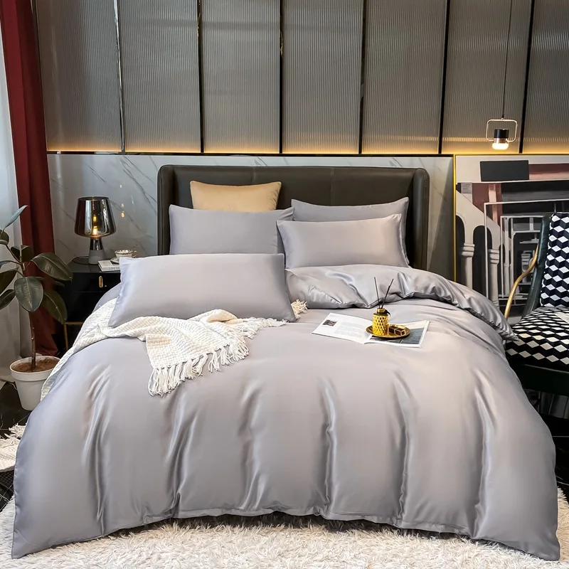 Duvet Cover Set 3/4 Pieces Blue Grey Imitation Silk Bedclothes Include Bed Sheet Pillowcase Comforter Cover 2 Options Oceania
Duvet Cover Set 3/4 Pieces Blue Grey Imitation Silk Bedclothes Include Bed Sheet Pillowcase Comforter Cover 2 Options Oceania