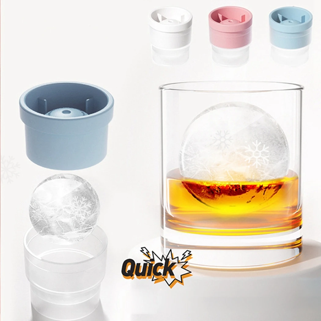 Ice Ball Maker Mold Sphere for Whiskey Cocktail Frozen Clear Silicone Ice Form Tray Mould Round Reusable Bar Tools 
Ice Ball Maker Mold Sphere for Whiskey Cocktail Frozen Clear Silicone Ice Form Tray Mould Round Reusable Bar Tools