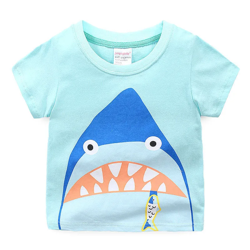 Jumpingbaby 2021 Boys T Shirt Kids Tshirt Clothes Summer Top Animal Print T-shirt Koszulka Koszulki Dinosaur Tee Shirt Enfant 
Jumpingbaby 2021 Boys T Shirt Kids Tshirt Clothes Summer Top Animal Print T-shirt Koszulka Koszulki Dinosaur Tee Shirt Enfant