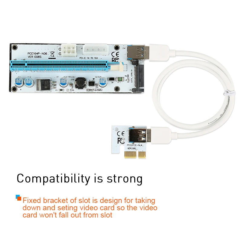 1/2/3/4/5/6PC USB 3.0 PCI-E Express 1x To 16x Extender Riser Card Adapter SATA Power Cable High 1000MB/S Power Cable For Mining
1/2/3/4/5/6PC USB 3.0 PCI-E Express 1x To 16x Extender Riser Card Adapter SATA Power Cable High 1000MB/S Power Cable For Mining