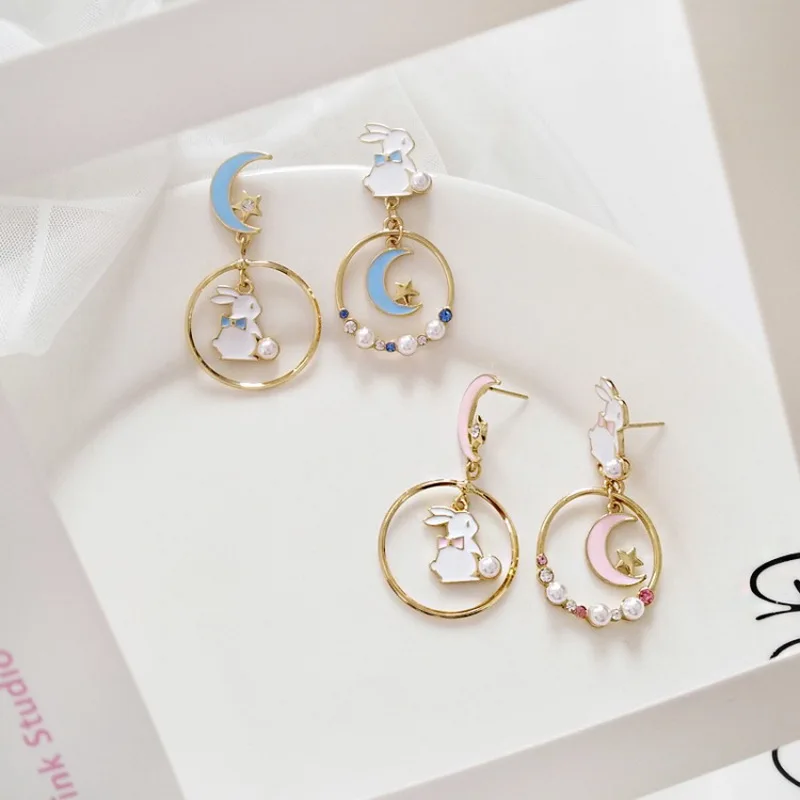 2021 New Arrival Circle Hollow Rabbit Moon Drop Earring For Women Girls Cute Trendy Oil Painting Earring Jewelry Daily Wearing
2021 New Arrival Circle Hollow Rabbit Moon Drop Earring For Women Girls Cute Trendy Oil Painting Earring Jewelry Daily Wearing