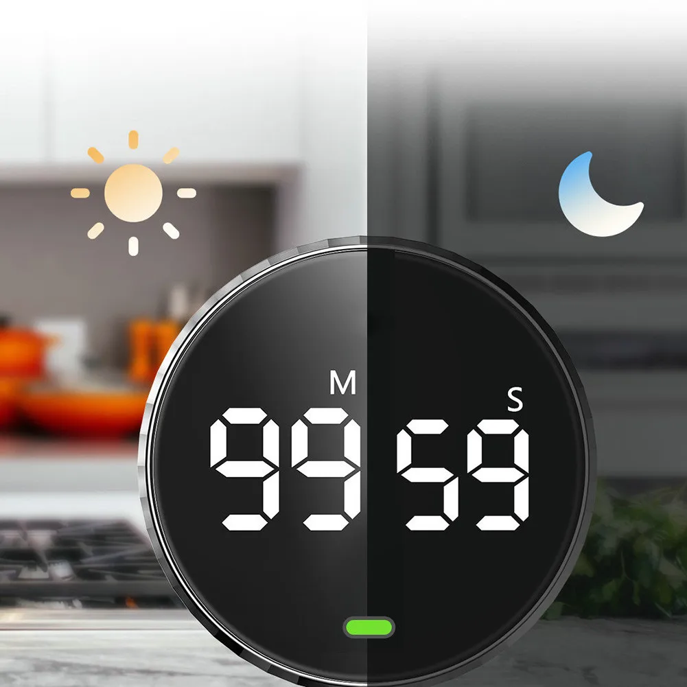 Digital Timer For Kitchen Cooking Shower Study Stopwatch LED Counter Alarm Remind Manual Black Electronic Countdown House
Digital Timer For Kitchen Cooking Shower Study Stopwatch LED Counter Alarm Remind Manual Black Electronic Countdown House