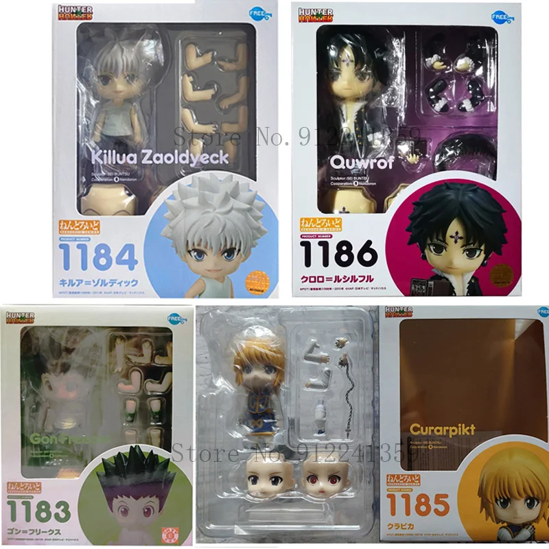 Nendoroid Hunter X Hunter Figure Quwrof #1186 Killua Zoldyck #1184 Gon Freecss 1183 Kurapika #1185 GON·FREECSS PVC Action Figure
Nendoroid Hunter X Hunter Figure Quwrof #1186 Killua Zoldyck #1184 Gon Freecss 1183 Kurapika #1185 GON·FREECSS PVC Action Figure