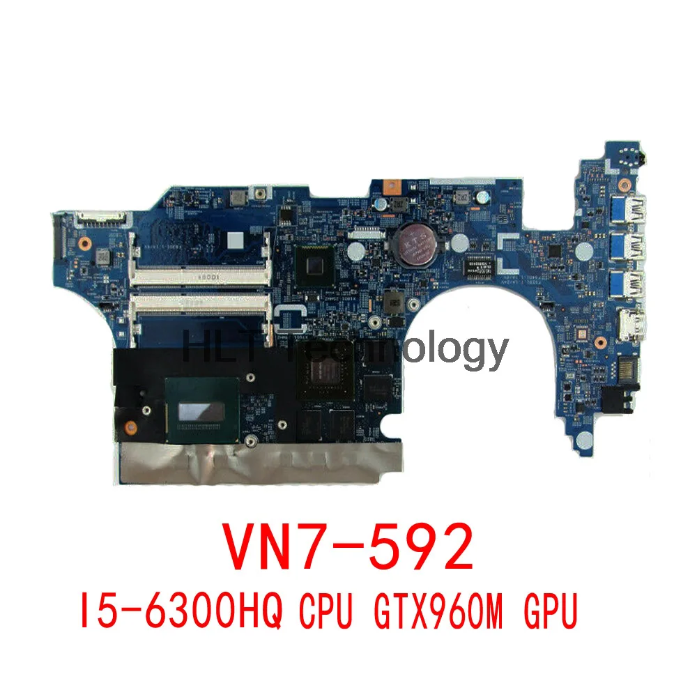 Материнская плата для ноутбука Acer aspire VN7-592 VN7-592G 14302-1M 448.06B09.001M I5-6300HQ Процессор GTX960M GPU
Материнская плата для ноутбука Acer aspire VN7-592 VN7-592G 14302-1M 448.06B09.001M I5-6300HQ Процессор GTX960M GPU