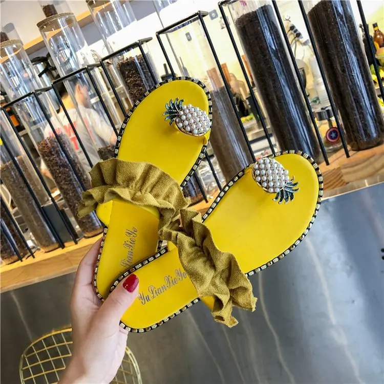 Summer Ladies Slippers Ruffles Leopard Flats Sandals New Fashion Women Shoes Casual Soft Flip Flops Plus Size Females Slides
Summer Ladies Slippers Ruffles Leopard Flats Sandals New Fashion Women Shoes Casual Soft Flip Flops Plus Size Females Slides