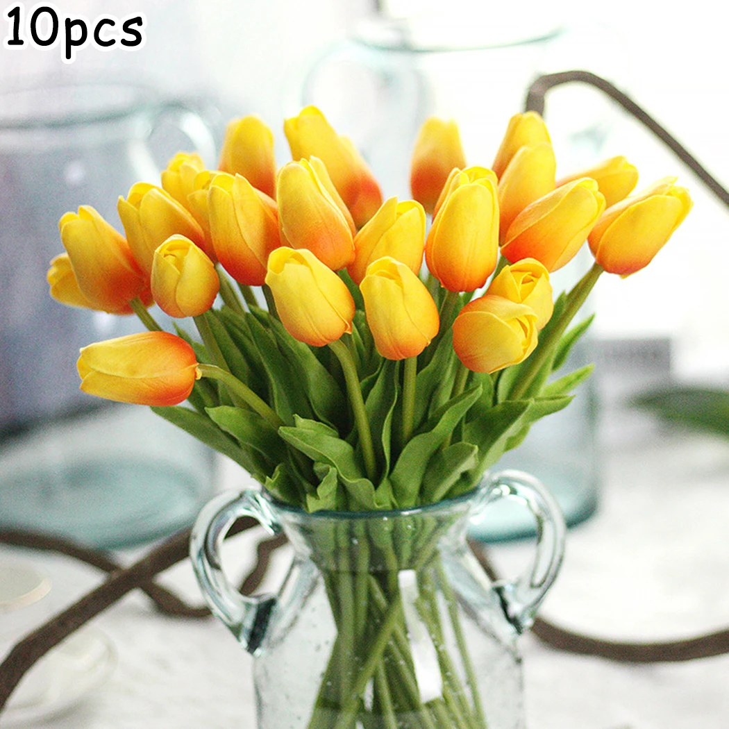 10Pcs Artificial Tulips Fake Tulip Flowers Wedding Home Decoration Silicone Real Touch Decorative Garden Decor Bonsai Gift
10Pcs Artificial Tulips Fake Tulip Flowers Wedding Home Decoration Silicone Real Touch Decorative Garden Decor Bonsai Gift