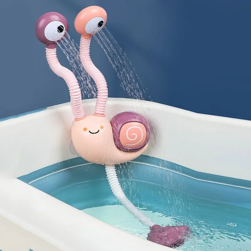 Electric Snail Pattern Water Spray Bath Toys For Kids Baby Bathroom Bathtub Faucet Shower Toys Strong Suction Cup Water Game
Electric Snail Pattern Water Spray Bath Toys For Kids Baby Bathroom Bathtub Faucet Shower Toys Strong Suction Cup Water Game