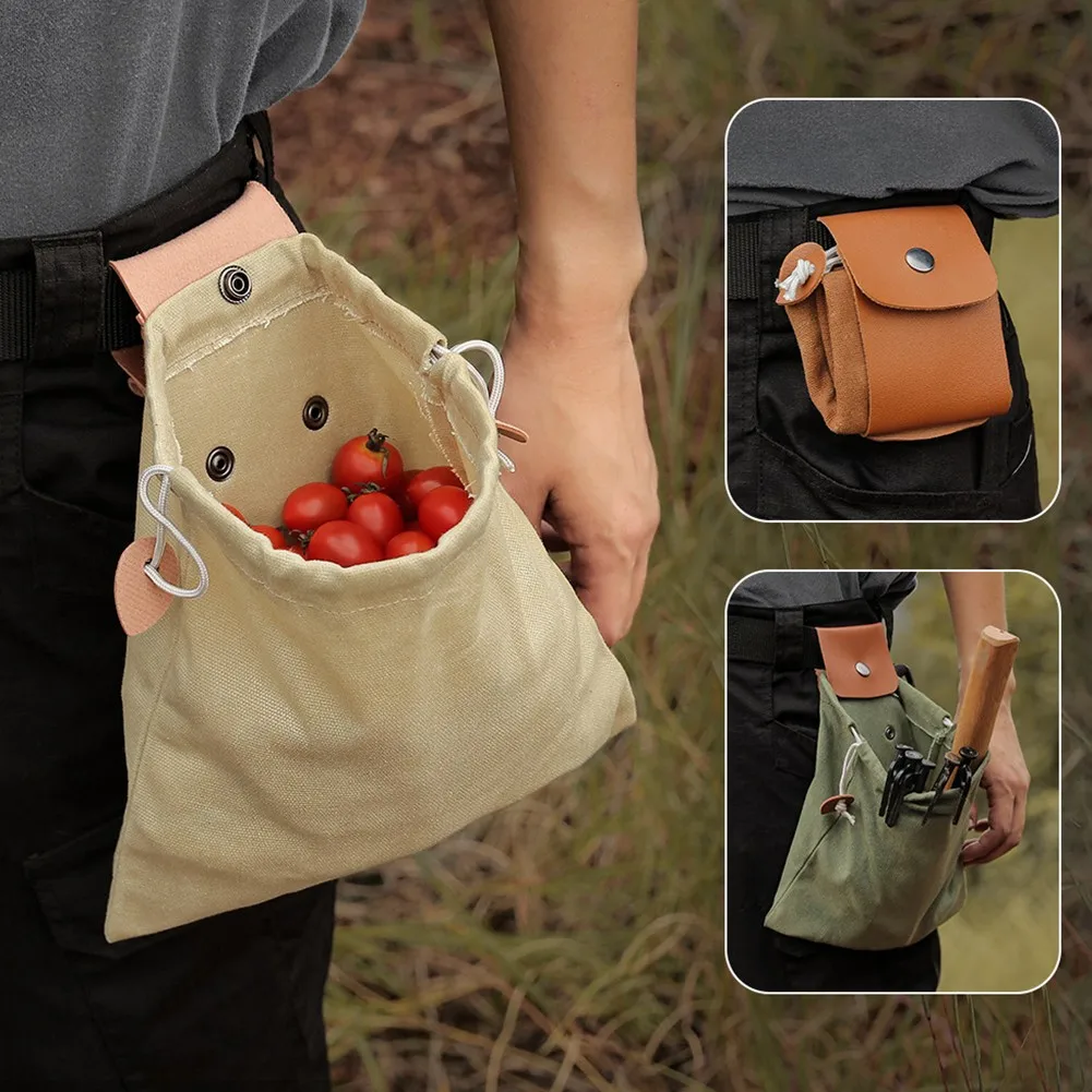 1pc Portable Outdoor Foraging Bag Fruit Picking Pouch Collapsible Berry Puch Storage Leather Bushcraft Oxford Bag Hiking Camping
1pc Portable Outdoor Foraging Bag Fruit Picking Pouch Collapsible Berry Puch Storage Leather Bushcraft Oxford Bag Hiking Camping