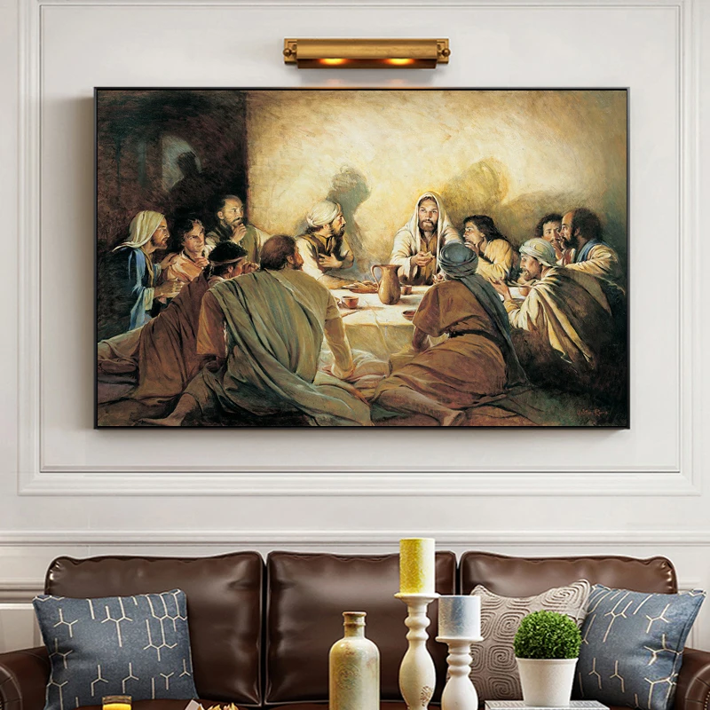 Famous Painting The Last Supper Wall Art Canvas Prints Poster and Decorative Wall Picture for Living Room Home Cuadros Decor
Famous Painting The Last Supper Wall Art Canvas Prints Poster and Decorative Wall Picture for Living Room Home Cuadros Decor