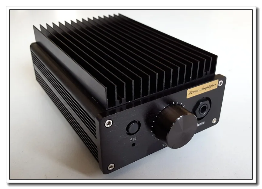 

New L1969SE Pure Class A Desktop 2SC5200 Power Amplifier HiFi Headphone Amp 8W*2 Based On 1969 Circuit