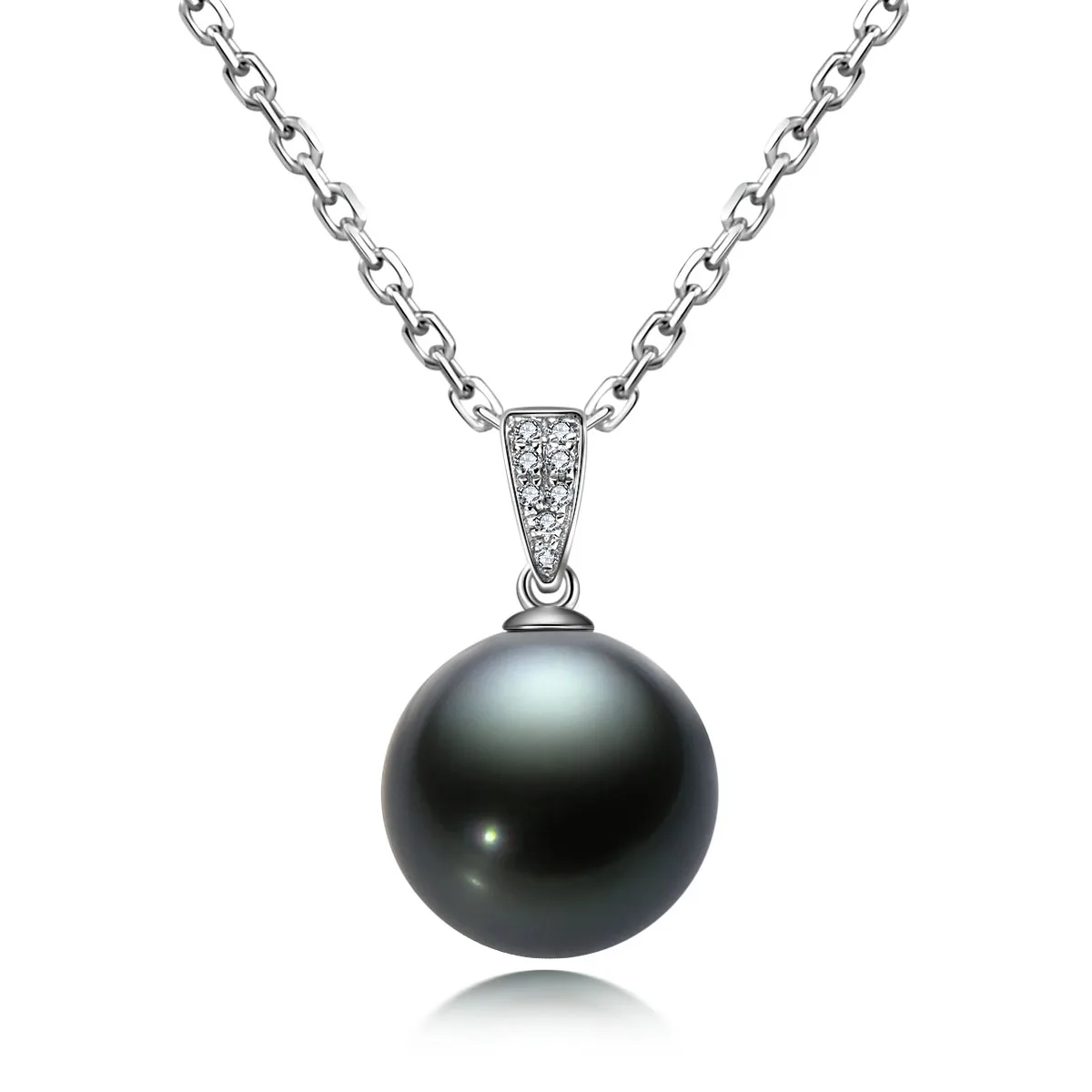 Anu 18K Gold Diamonds Pendant 10-11mm Natural Tahitian Black Pearl Seawater Pendant With 45cm Silver Chain Gift For Women
Anu 18K Gold Diamonds Pendant 10-11mm Natural Tahitian Black Pearl Seawater Pendant With 45cm Silver Chain Gift For Women