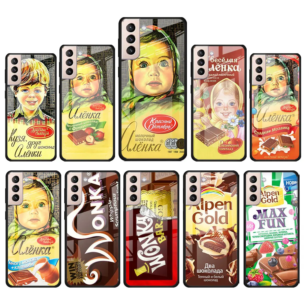 Alenka bar wonka chocolate for Samsung Galaxy S21 Ultra Plus A72 A52 4G 5G M51 M31 M21 Luxury Tempered Glass Phone Case Cover
Alenka bar wonka chocolate for Samsung Galaxy S21 Ultra Plus A72 A52 4G 5G M51 M31 M21 Luxury Tempered Glass Phone Case Cover