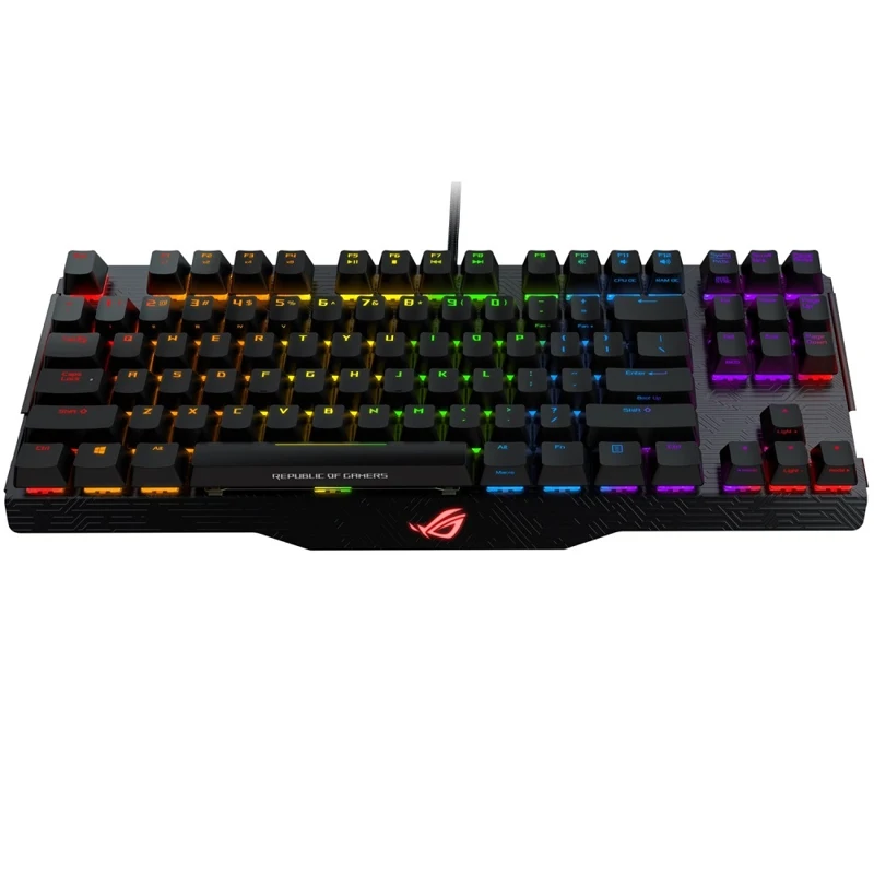 Клавиатура ASUS ROG Claymore Core Cherry RGB black проводная механическая подсветка клавиш USB без