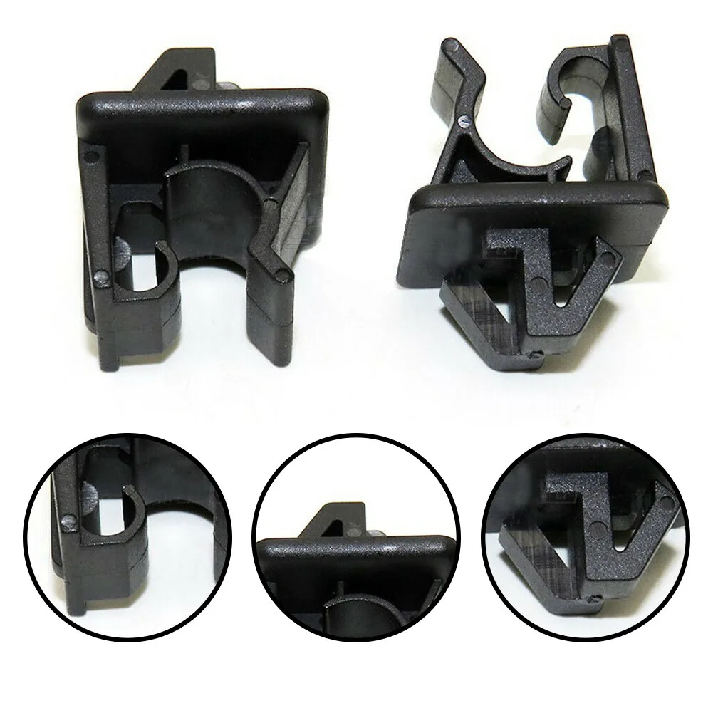 

2*Car Hood Prop Rod Holder Clips Black Plastic For Honda Accord Civic CR-V CRV Auto Replacement Accessories Fasteners And Clips