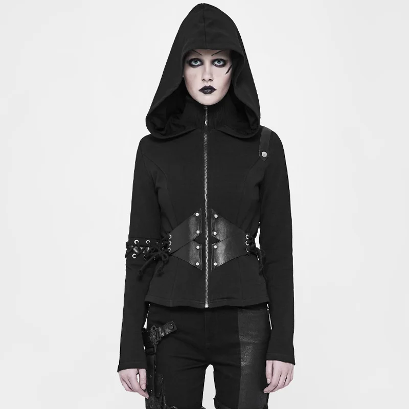 Lift up Punk Rave Gothic dark steam Steampunk Hoodie Jacket female wy903bk
Lift up Punk Rave Gothic dark steam Steampunk Hoodie Jacket female wy903bk