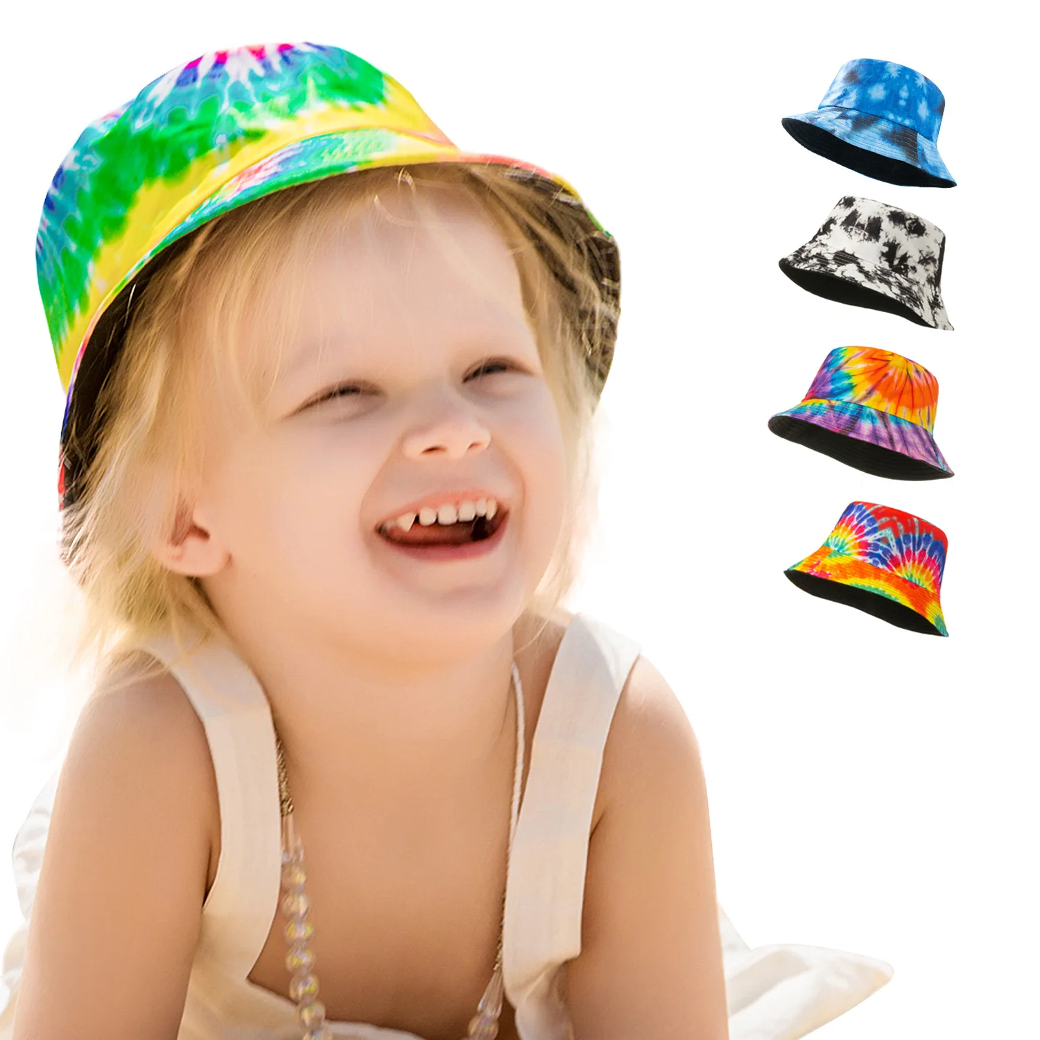 

Quick-drying l Children's Bucket Hats For 3 Months To 5 Years Old Kids Wide Brim Beach UV Protection Outdoor Essential Sun Caps