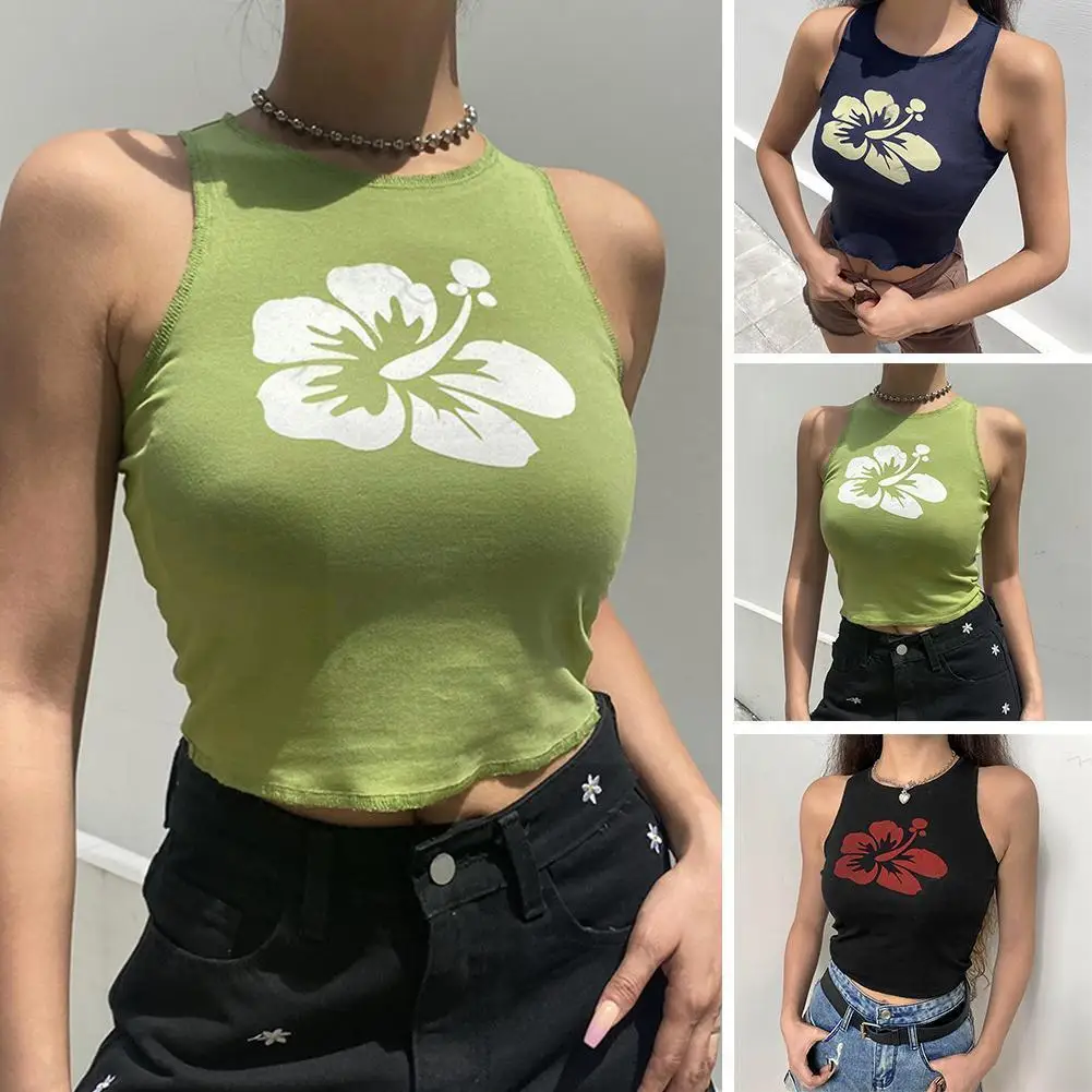 Women's Printed Floral Tops Hot Girl O Neck Crop Tee Harajuku Cute Summeraesthetic Top Vintage Contrast Corset Top E7l6
Women's Printed Floral Tops Hot Girl O Neck Crop Tee Harajuku Cute Summeraesthetic Top Vintage Contrast Corset Top E7l6