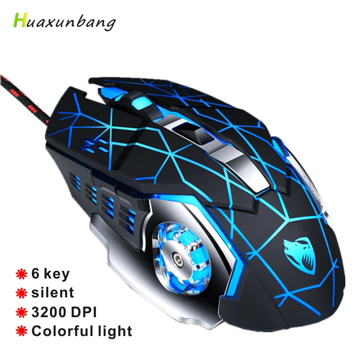 Gaming Mouse Wired Silent Mouse Ergonomic 3200 DPI Mause USB Wired Backlight Mouse For PC Laptop Desktop Computer
Gaming Mouse Wired Silent Mouse Ergonomic 3200 DPI Mause USB Wired Backlight Mouse For PC Laptop Desktop Computer