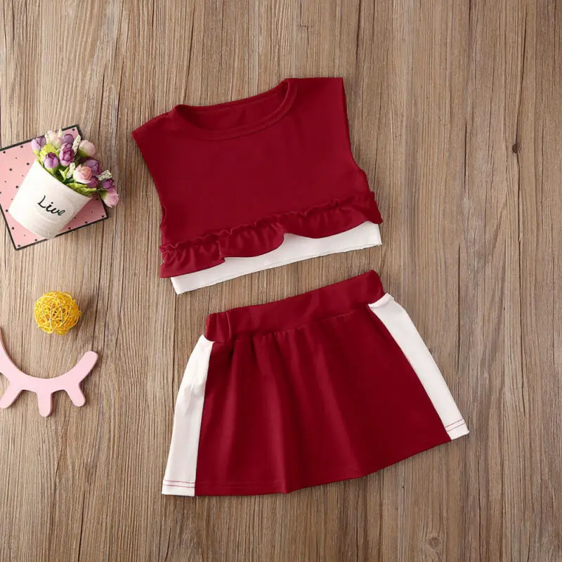 Pudcoco New Baby Fashion Summer Kids Baby Girl Clothes Sleeveless Vest Ruffle Tops Tutu Skirt Outfit
Pudcoco New Baby Fashion Summer Kids Baby Girl Clothes Sleeveless Vest Ruffle Tops Tutu Skirt Outfit