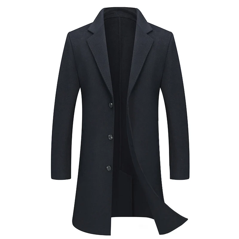 quality autumn and winter high new fashion business casual Slim 100% coat/Men's long suit collar wool coat
quality autumn and winter high new fashion business casual Slim 100% coat/Men's long suit collar wool coat