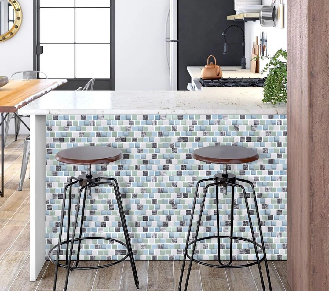 Vividtiles Kitchen Waterpoof Oilproof Wall Decor 3D Mosaic Peel And Stick Easy To DIY Wallpaper - 1 Sheet
Vividtiles Kitchen Waterpoof Oilproof Wall Decor 3D Mosaic Peel And Stick Easy To DIY Wallpaper - 1 Sheet