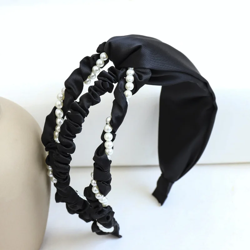 New Vintage Headband Hollow Pleated Fold Bezel Pearl Hair Band Hoops Women Girls Fashion Ladies Hair Accessories Hairband
New Vintage Headband Hollow Pleated Fold Bezel Pearl Hair Band Hoops Women Girls Fashion Ladies Hair Accessories Hairband