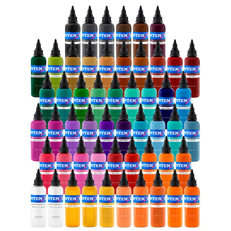 2020 New Tattoo Ink Colors 14 Color Set 30ml/Bottle Tattoo Pigment Make Up Set For Body Tattoo Art Quick Permanent Makeup
2020 New Tattoo Ink Colors 14 Color Set 30ml/Bottle Tattoo Pigment Make Up Set For Body Tattoo Art Quick Permanent Makeup