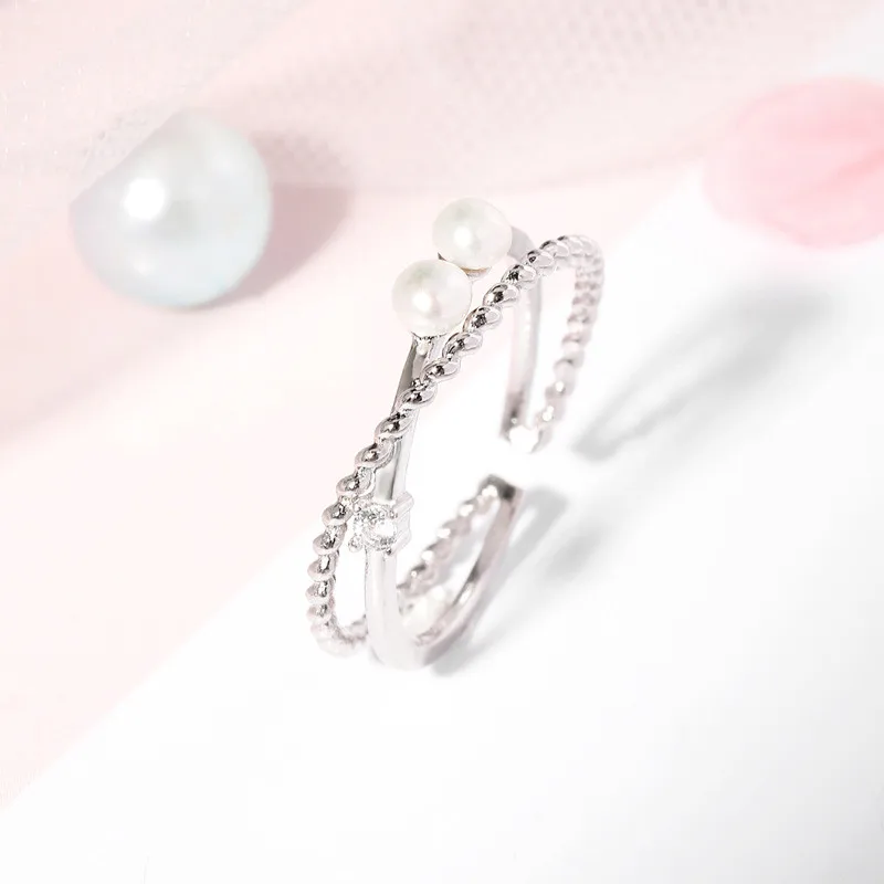 2023 New Jewelry Fashion Jewelry Artificial Pearl Ring Female Fashion Personality Light Luxury Small Fresh Double Cross Ring
2023 New Jewelry Fashion Jewelry Artificial Pearl Ring Female Fashion Personality Light Luxury Small Fresh Double Cross Ring