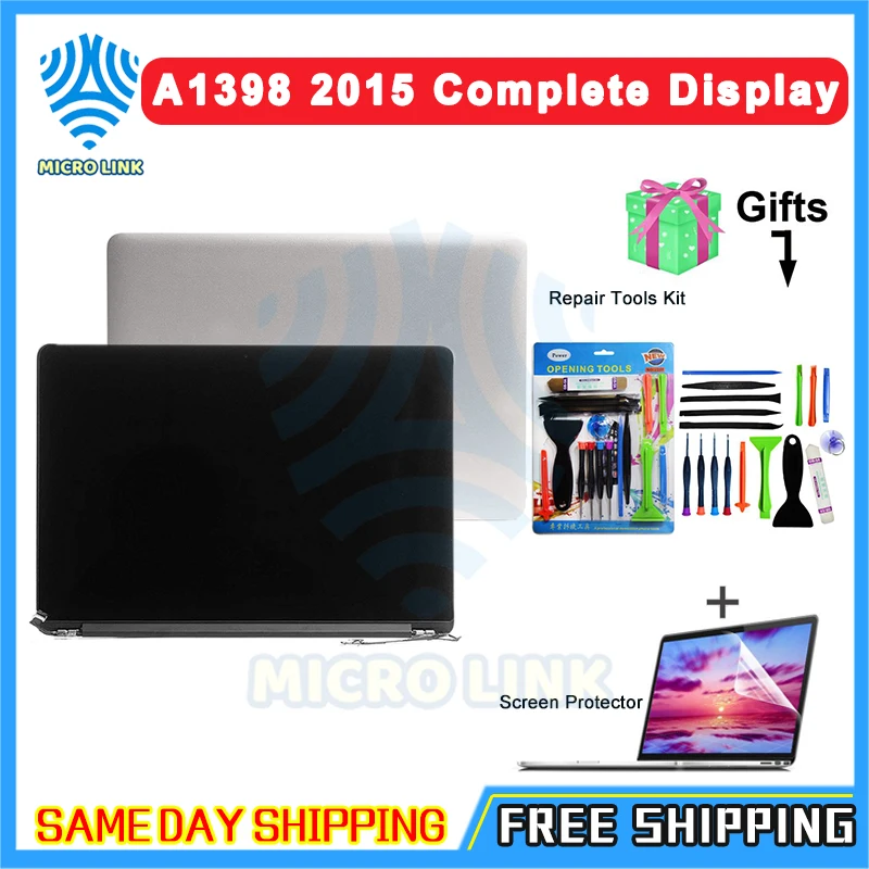 Оригинальный новый сменный экран для MacBook Pro Retina 15 дюймов жк Mid 2015 2880x1800 в сборе A1398