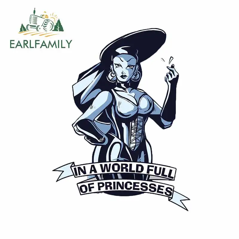 EARLFAMILY 13cm x 10.1cm for In A World Full of Princesses Car Stickers Refrigerator Decal Scratch-Proof Cartoon Vinyl Car Wrap
EARLFAMILY 13cm x 10.1cm for In A World Full of Princesses Car Stickers Refrigerator Decal Scratch-Proof Cartoon Vinyl Car Wrap