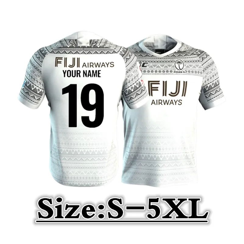 Коллекция 2020 года Фиджи размер Джерси для регби: фото индивидуальное имя номер