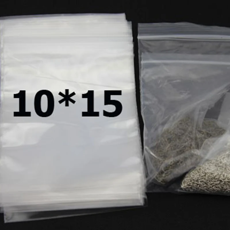 100pcs/pack 4*6/5*7/6*8/7*10cm Bulk Thick Jewelry Packaging Ziplock Zip Zipped Lock Reclosable Plastic Poly Clear Bags Supplies
100pcs/pack 4*6/5*7/6*8/7*10cm Bulk Thick Jewelry Packaging Ziplock Zip Zipped Lock Reclosable Plastic Poly Clear Bags Supplies