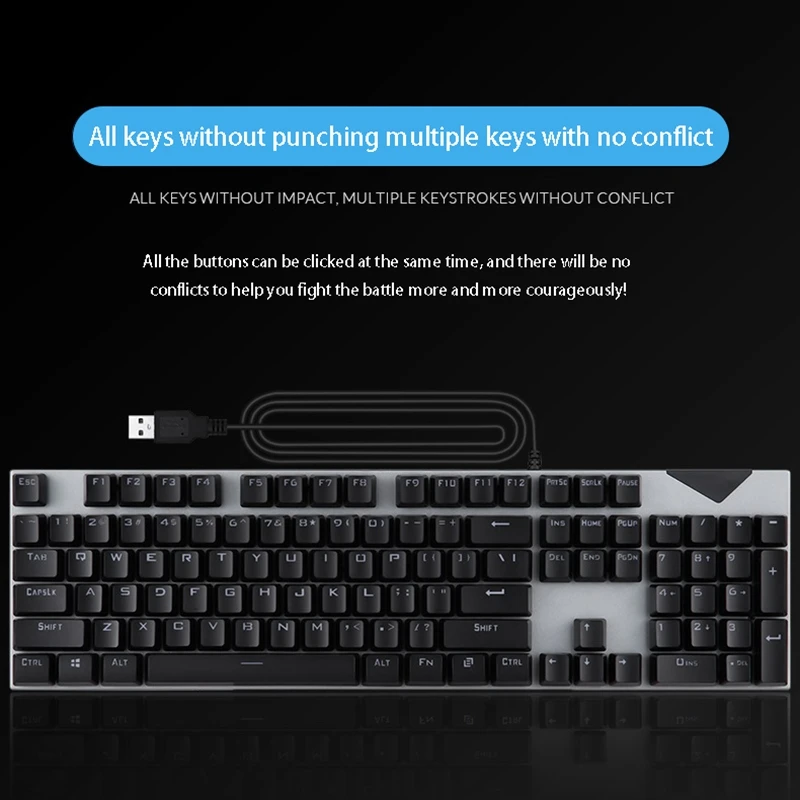 Mechanical Keyboard, Dust Free Marquee Gaming Keyboard with Full Real Mechanical Game Console Keyboard
Mechanical Keyboard, Dust Free Marquee Gaming Keyboard with Full Real Mechanical Game Console Keyboard